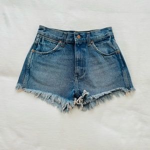 WOMEN'S WRANGLER® FESTIVAL SHORT SIZE 24 Blue Denim